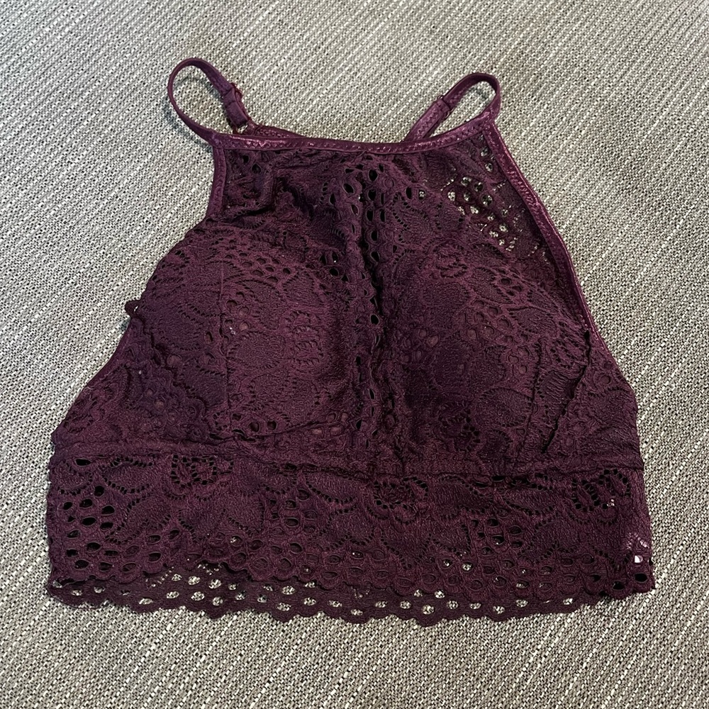 Rue21 | Purple Burgundy Lace Padded Bralette